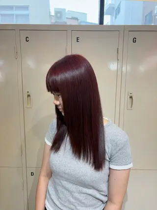 セミロング 🧤高明度ハイトーン 🧤莉音のヘアスタイル