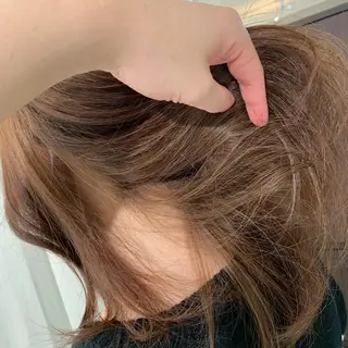 ミディアム カラー 【韓国風くびれヘア】 joule小木曽輝のヘアスタイル