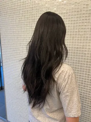 ロング 海外ヘア／レイヤー カットNatsuのヘアスタイル