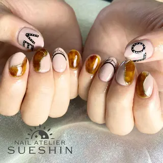 ショート ネイル S ueshinのネイルデザイン