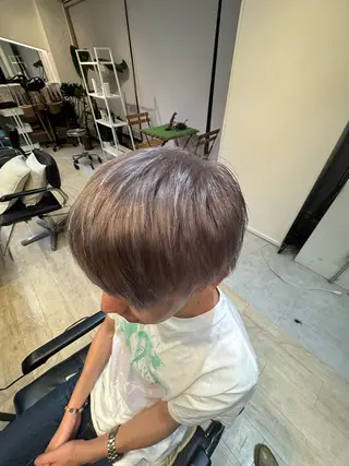 ショート カラー メンズカット モデル募集レオンのヘアスタイル