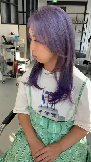 セミロング 🏁片倉 玲旺🏁のヘアスタイル