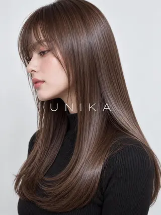 ロング 🌼UNIKAore 窪木莉奈🌼のヘアスタイル