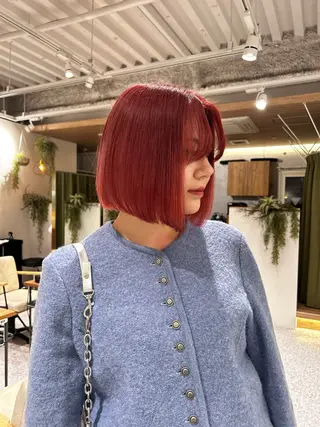 ミディアム hair&eye🎀 /momoKaのヘアスタイル