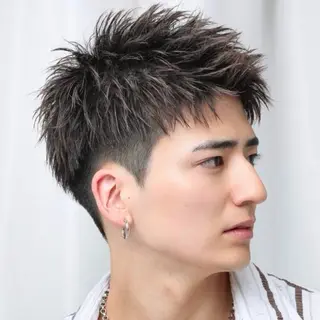 ショート メンズ monde 西田店のヘアスタイル