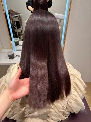 ロング デジタルパーマ特化 杉浦 夏生のヘアスタイル
