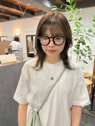 ミディアム 木村 あかりのヘアスタイル