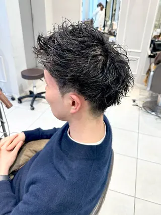 ショート パーマ メンズ 🦖鶴岡 香純🦖のヘアスタイル