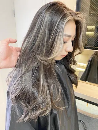 ロング カラー ヘアアレンジ ネイル マツエク・マツパ アイブロウ 井上 一平のヘアスタイル