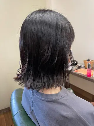 セミロング 【水素カラー/メンズ 】Lee布施/純平のヘアスタイル
