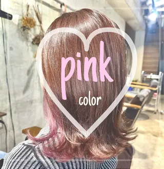 ミディアム カラー 🫧一気にあか抜け 🫧mayuのヘアスタイル