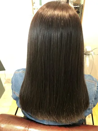 ロング カラー メンズパーマ・ 美髪縮毛矯正・坂田のヘアスタイル