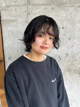 ショート パーマ 🎨デザイン🥇 美髪・艶髪　日暮千敬のヘアスタイル