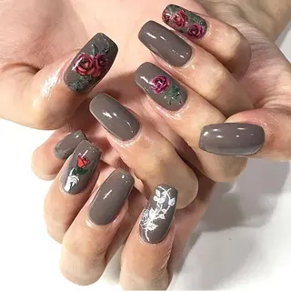 ネイル 渋谷/チップ長さ出し 👑アプレgel-xのネイルデザイン