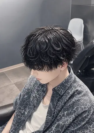 パーマ メンズ 【札幌メンズ特化】 つばさ🔥のヘアスタイル