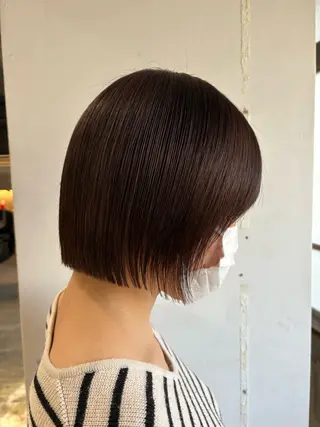 ショート カラー 玉置七海✨ /透明感/髪質改善のヘアスタイル