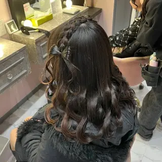 セミロング ヘアアレンジ MILD by 17 秋葉原 ‪♡みづき♡のヘアスタイル