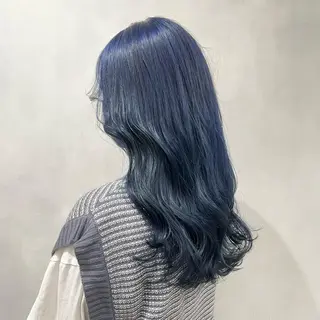 ロング カラー 🩵ブリーチカラー MIORI🩵のヘアスタイル