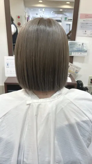 ミディアム カラー 浅香山✨美髪✨ やまもとあきこのヘアスタイル