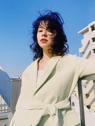ミディアム 髪質改善+デザイン THEMAISONのヘアスタイル
