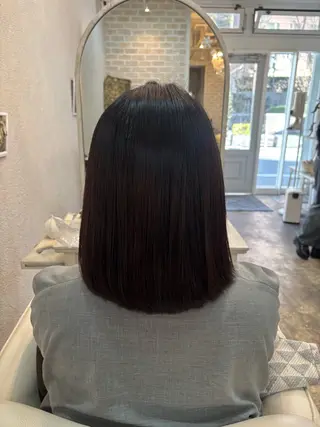 ミディアム 山﨑彩乃 🫧 髪質改善✨️のヘアスタイル