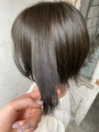 ショート カラー お任せヘア☘️☘️ 及川渚のヘアスタイル