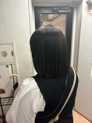 ショート カラー メンズ/ヘアセット/ 顔周りレイヤー/💶のヘアスタイル