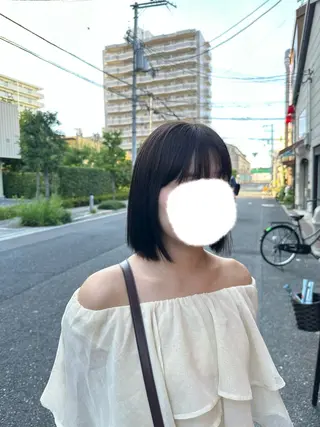 ミディアム カラー レイヤーカット/ 透明感カラー/ きよのヘアスタイル