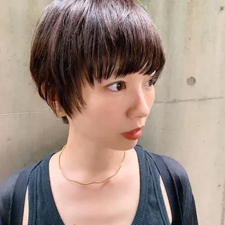 ショート カラー 中川 竜誠のヘアスタイル