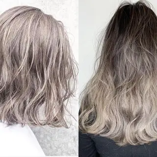 セミロング カラー 💛カラー大人気💛 c i a t eのヘアスタイル