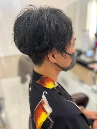 ショート パーマ メンズ トータルビューティー K:R鶴川のヘアスタイル