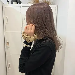 セミロング カラー kakeru/ ミディアムレイヤーのヘアスタイル