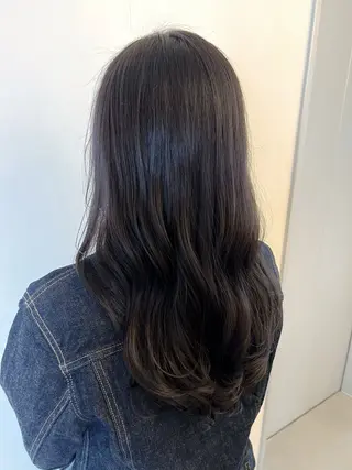 ロング コテ巻き風パーマ サトウタケル 表参道のヘアスタイル