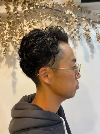 ショート パーマ TRIP フクダのヘアスタイル