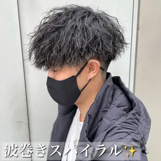 パーマ メンズ 曲がる縮毛矯正 🔥TAKUMA🔥のヘアスタイル