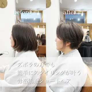 ショート 👑銀座ショート/ 絶壁補正/金子涼👑のヘアスタイル