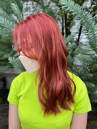 セミロング カラー 鹿児島美容室 NATSUKIのヘアスタイル