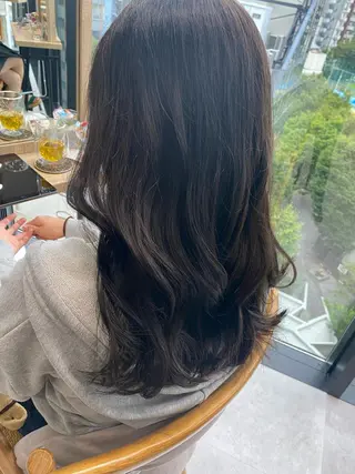 セミロング カラー 似合う髪型見つけます AYAKAのヘアスタイル