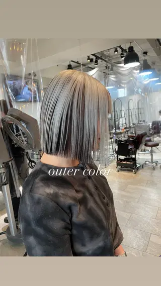 ショート カラー 💜ハイトーン💛 マジカルかいちゃんのヘアスタイル