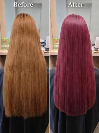 ロング 縮毛矯正✨艶髪 シノハラ✨髪質改善のヘアスタイル