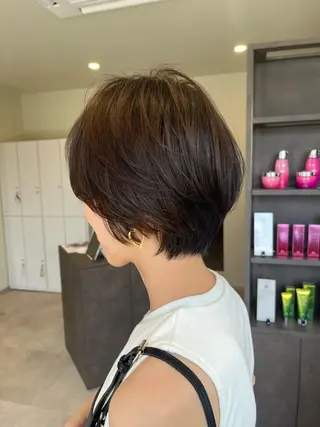 ショート カラー pollen 北原のヘアスタイル