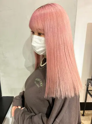 ロング カラー coco♡ 韓国hairのヘアスタイル