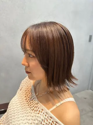 ミディアム カラー ✂︎ mina✂︎のヘアスタイル