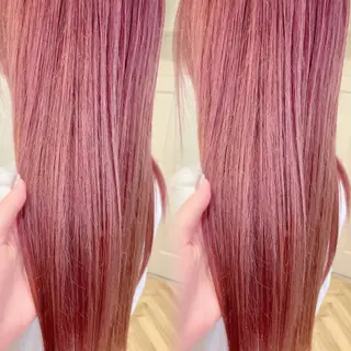 ロング カラー 💜透明感カラー/ 縮毛矯正/Reinaのヘアスタイル