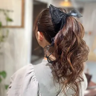 ロング ヘアアレンジ 1日中崩れない❤︎へ アメイク/SAORIのその他イメージ