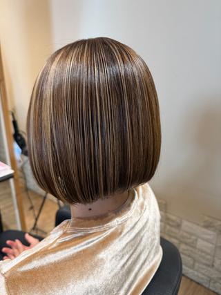ミディアム カラー 関口 友行のヘアスタイル