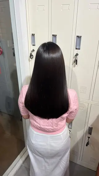ロング 冨田 悠稀/ 髪質改善縮毛&カラーのヘアスタイル