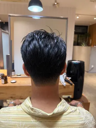 パーマ メンズ ショートカット♡YU KI♡のヘアスタイル