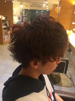 カラー パーマ ヘアアレンジ メンズ メンズパーマの巨匠 鈴木純のヘアスタイル