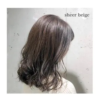 ミディアム カラー パーマ ヘアアレンジ メンズ キッズ ネイル マツエク・マツパ 当日予約⭕️ Rene’のヘアスタイル